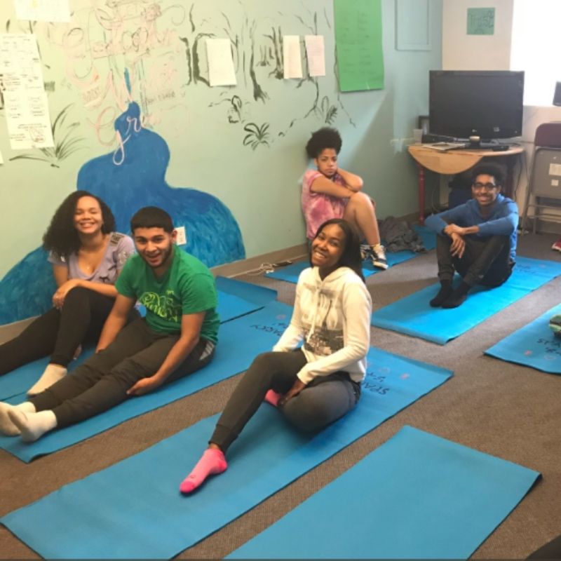 Youth Performing Yoga