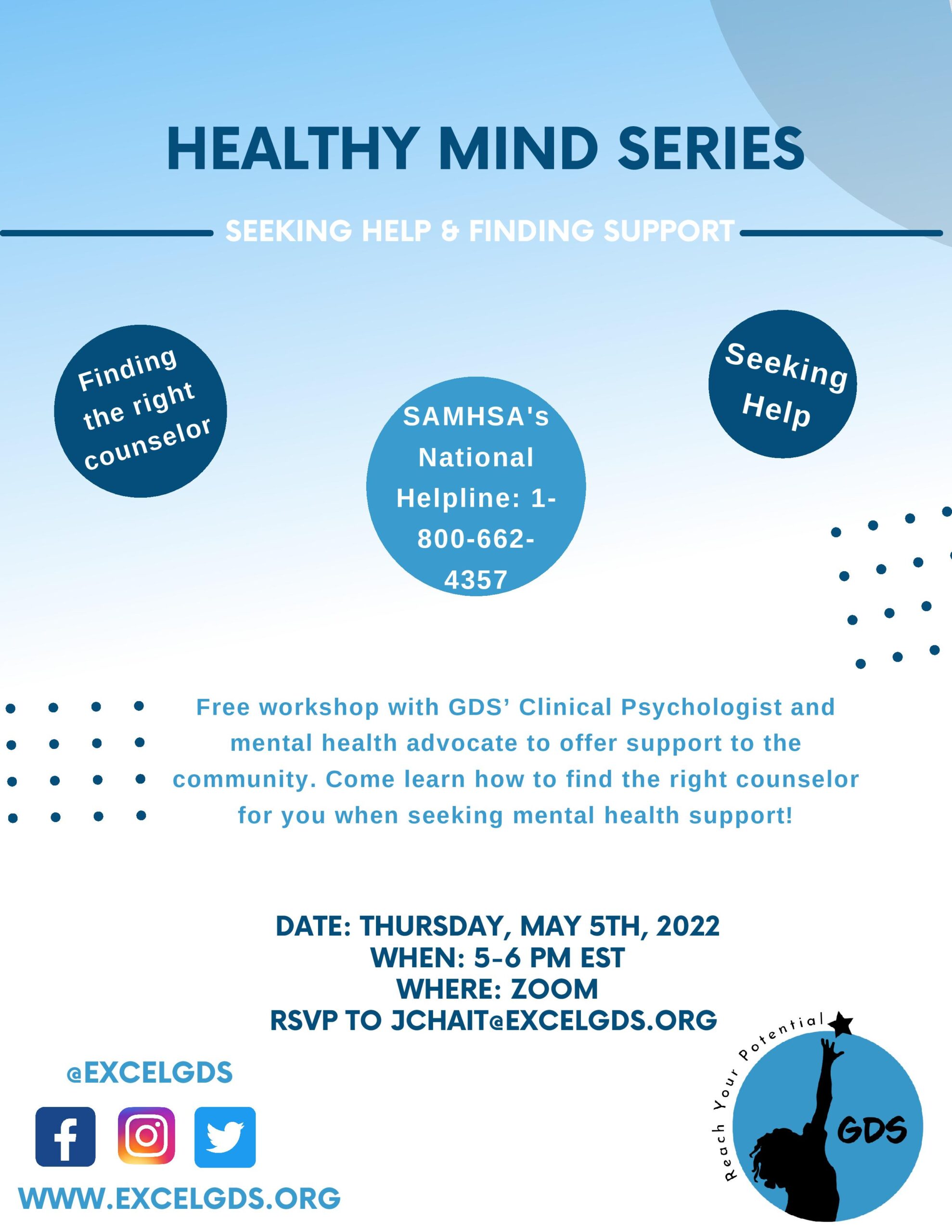 May 5 Healthy Mind Series GDS